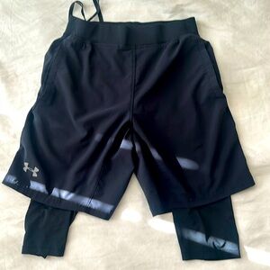 Under Armour fitted workout shorts